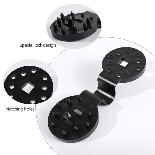 Leválasztható Napsütéses Ruhás Klipek Kerti Árnyékolás Nettó Klip Bilincsek Műanyag Üvegházhatású Kerítés Háló Rögzített Bilincs Kültéri Sátor Szerszámok - Image 5