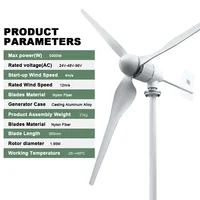 Éolienne à axe horizontal 5000W 5KW 24V 48V 96V, générateur éolien certifié CE, énergie gratuite, démarrage à basse vitesse, hors réseau pour usage domestique 3