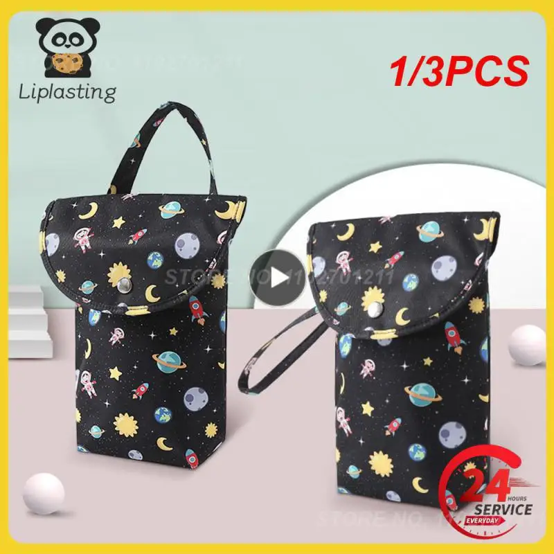 

1/3PCS New Waterproof and Reusable Baby Diaper Bag Baby Handbag Large Capacity Mommy Diaper Storage Bag Carrying Bag for Going