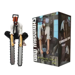 Viral Chainsaw Man Collectible Figure, Movable Anime - Inspired Ornament and Gift Toy (With box A)