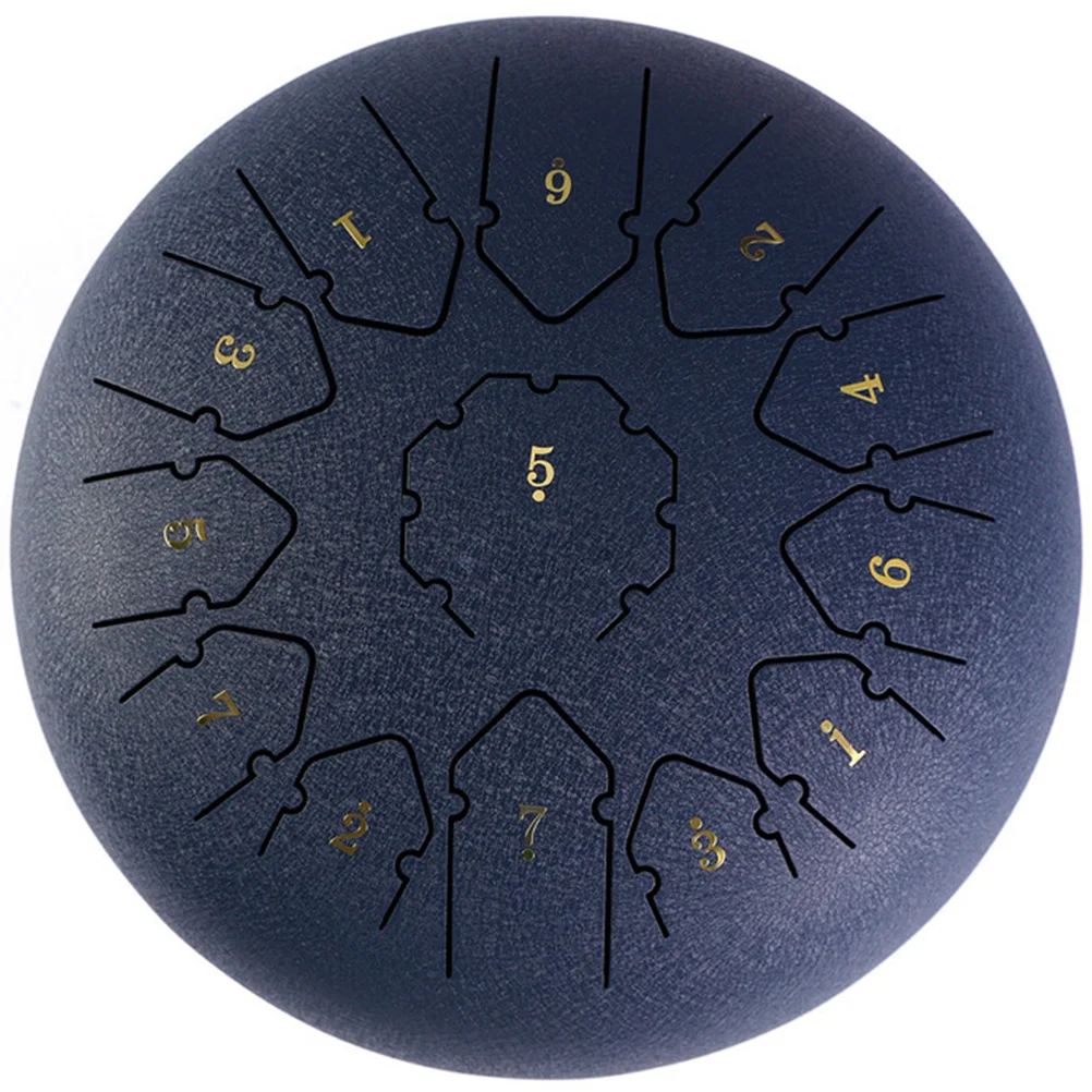 6Pcs Ethereal Drum Sticker Tongue Drum Learning Helper Music Note Scale Removable Decals Paper Practical Accessories Percussion