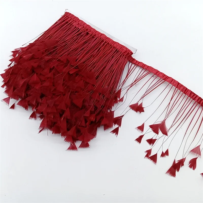Wine Red feathers