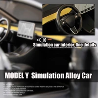 1:24 Simulation for Tesla MODEL Y SUV Alloy Cars Toy Diecasts Vehicles Metal Model Car Decoration for Kids Gift Toy 2