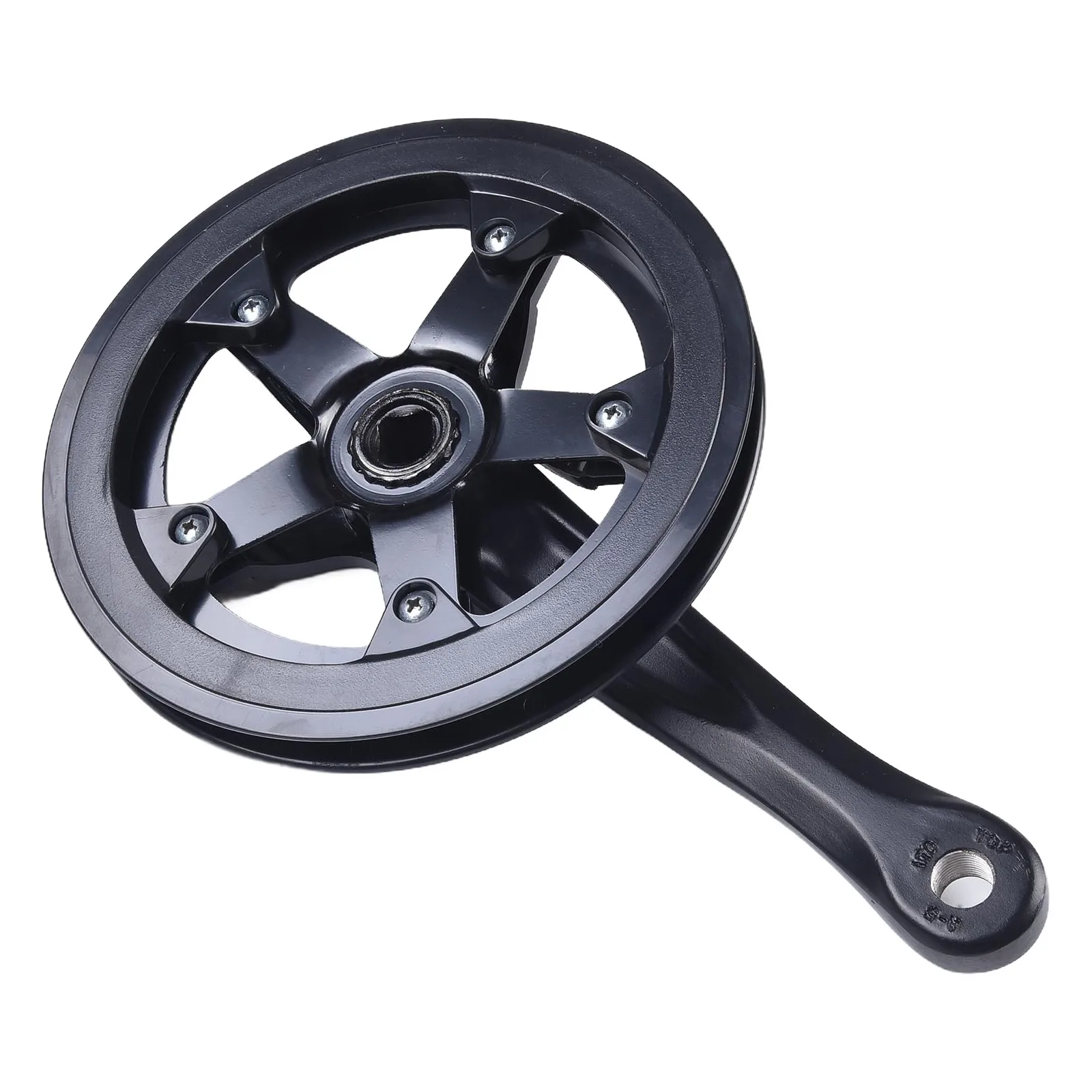 

Electric Bike Bike Crankset CrankArm Set High-quality 170MM 40 48 Black Easy To Install For Square Hole Single Chainring
