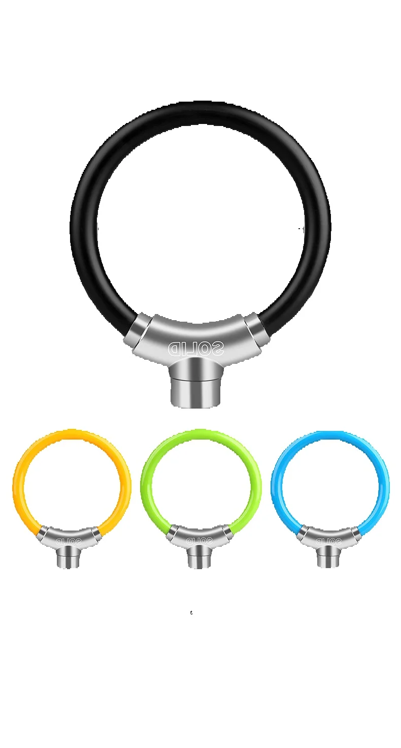 Lucchetto ad anello portatile antifurto per bicicletta con cavo per mountain bike_voghion.com