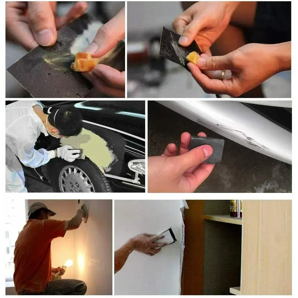 Water Sandpaper Papers 2000 2500 3000 5000 7000 Grit Mixed Wet Dry 9x3.6 Inch Silicon Carbide 5pcs