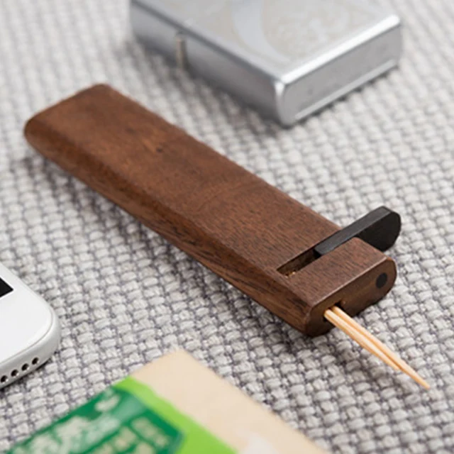 Pocket toothpick holder