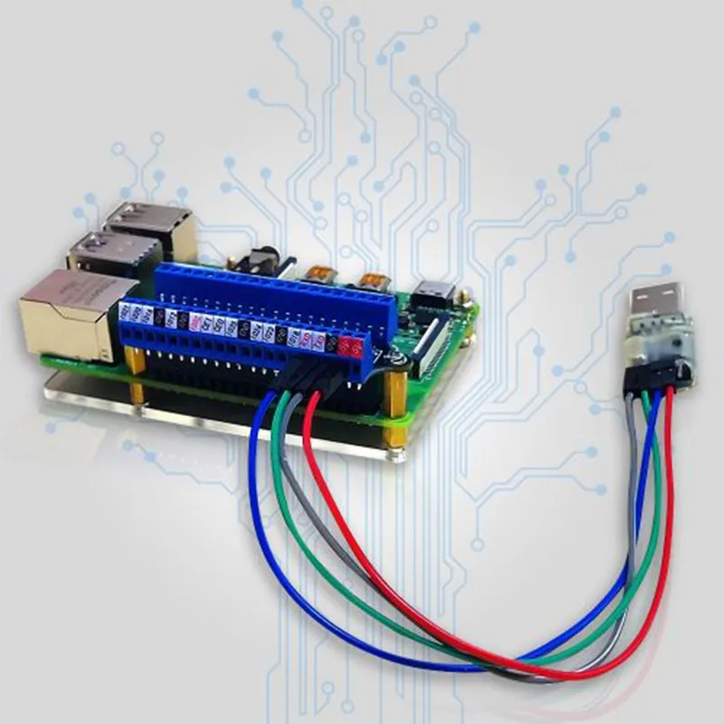 Raspberry pi Gpio Placa de Expansão Mini Terminal de Parafuso 40p Pin Adesivo Placa Acrílica Chave de Fenda para Rpi 4b - Imagem 6