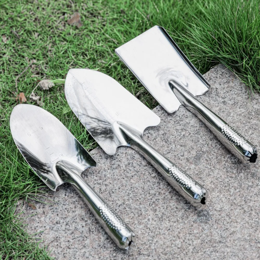 stainless steel Garden Trowel Heavy Duty Planting Gardening Hand Tools Ergonomic Grip Transplanting Garden Hand Shovel 3
