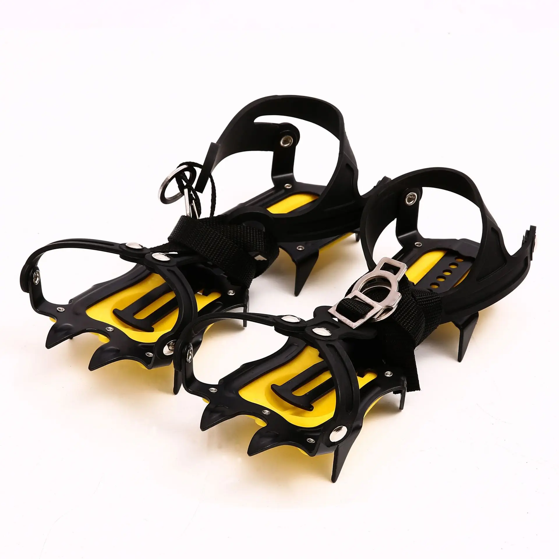 

Teeth Ice Crampons Professional Anti-skid Ice Spikes Cleats Winter Snow Boot Gripper for Hiking Climbing Walking Shoes