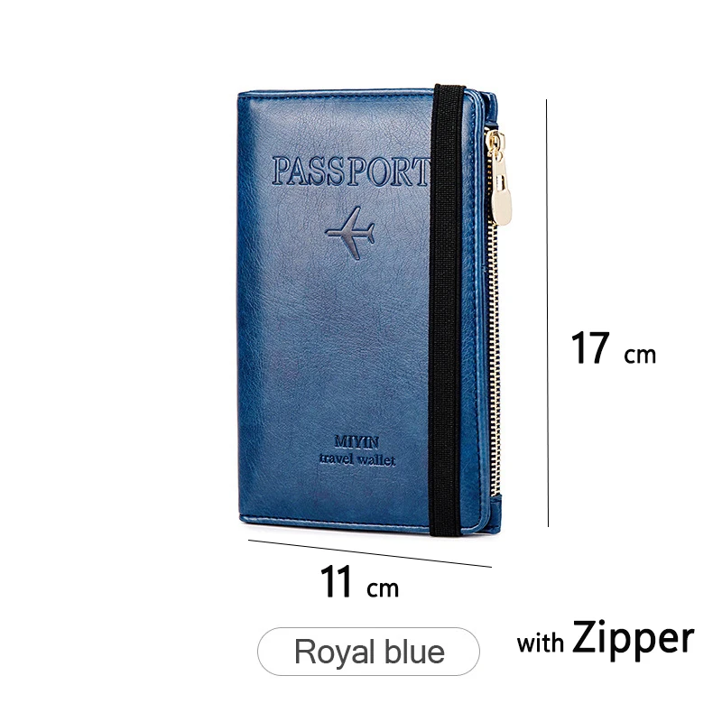 RFID Blocker Passport Holder & Travel Wallet – Slim, Multi-Function Card Holder