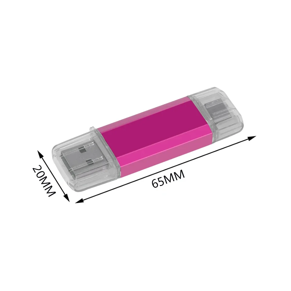 USB Flash Drive Type-C 2 in 1 Pendrive High Speed 128GB 64GB 32GB 16GB OTG Creative gift