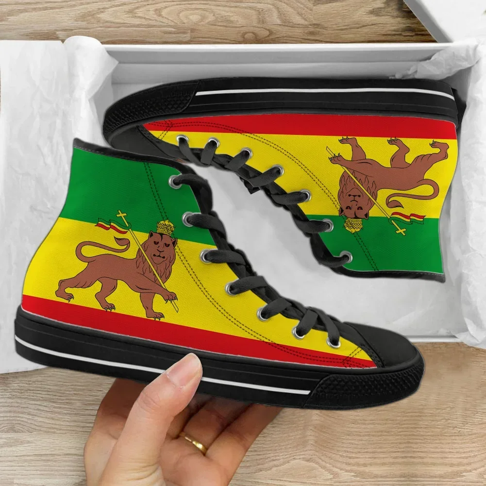 Jamaica Reggae Music High Top Light Breathable Sneakers 3D Print Bobby Men Women Sport Canvas Vulcanized Shoes Gift