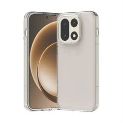 Magnetic Transparent Shockproof Bumper Case with Acrylic Protective Shell - OnePlus 15 (Clear No magnetic)