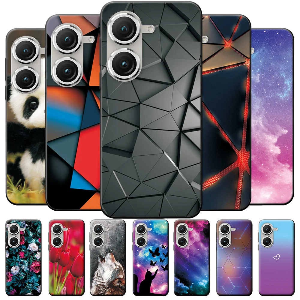 Per Asus Zenfone 10 Custodia Custodia Antiurto Per Asus Zenfone 9 Cover Posteriore Per Asus Zenfone10 Soft Silicone Tpu Protect Fundas