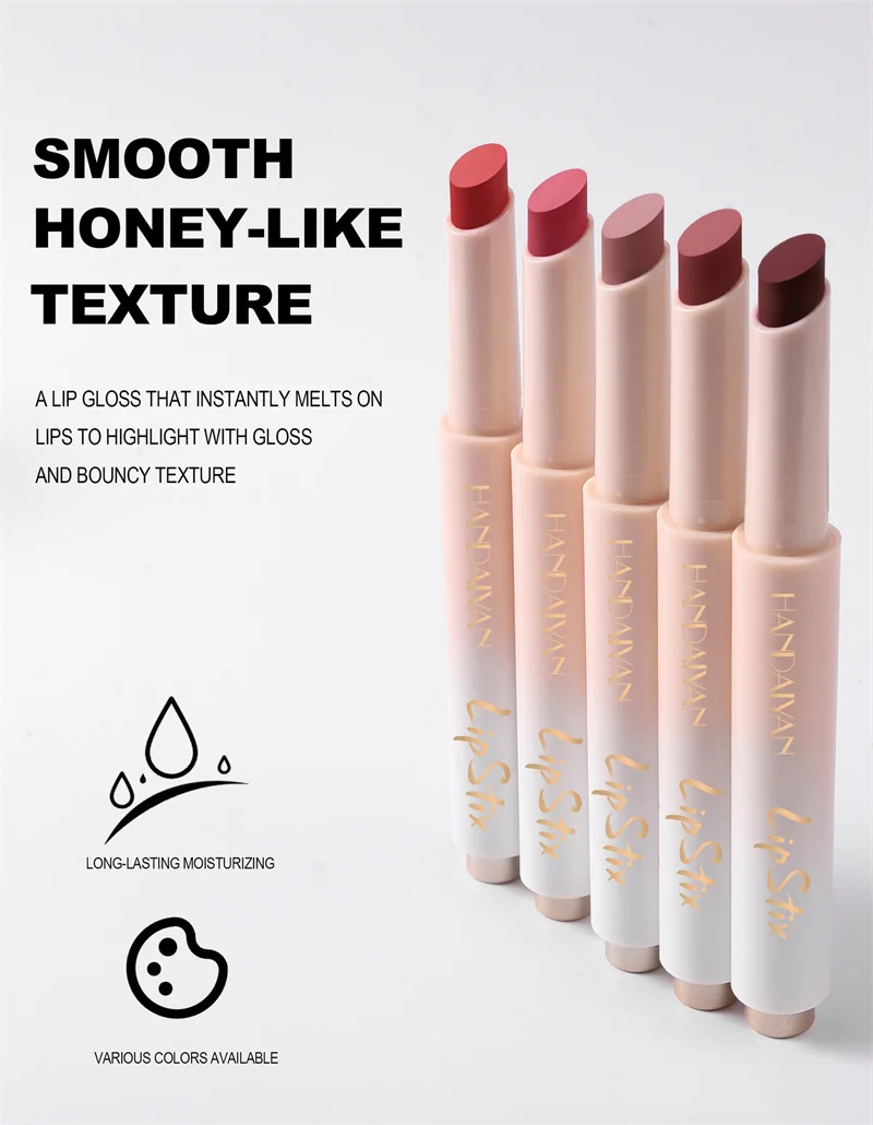 Glossy Silky Lipstick Long Lasting Waterproof Moisturising Lip Tint_voghion.com