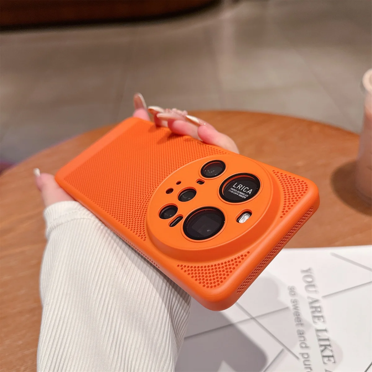 Enhanced Heat Dissipation Cooling Case with Camera Protector and Breathable Hard Cover