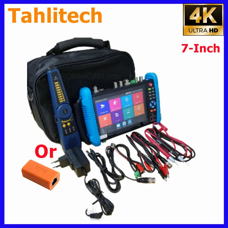 7 "Cctv Ipc Tester 8Mp Ahd Tvi Cvi Camera Tester H.265 4K Tester Monitor Ip Camera Tester Ipc9800 Plus Cctv Tester Vga Hdmi