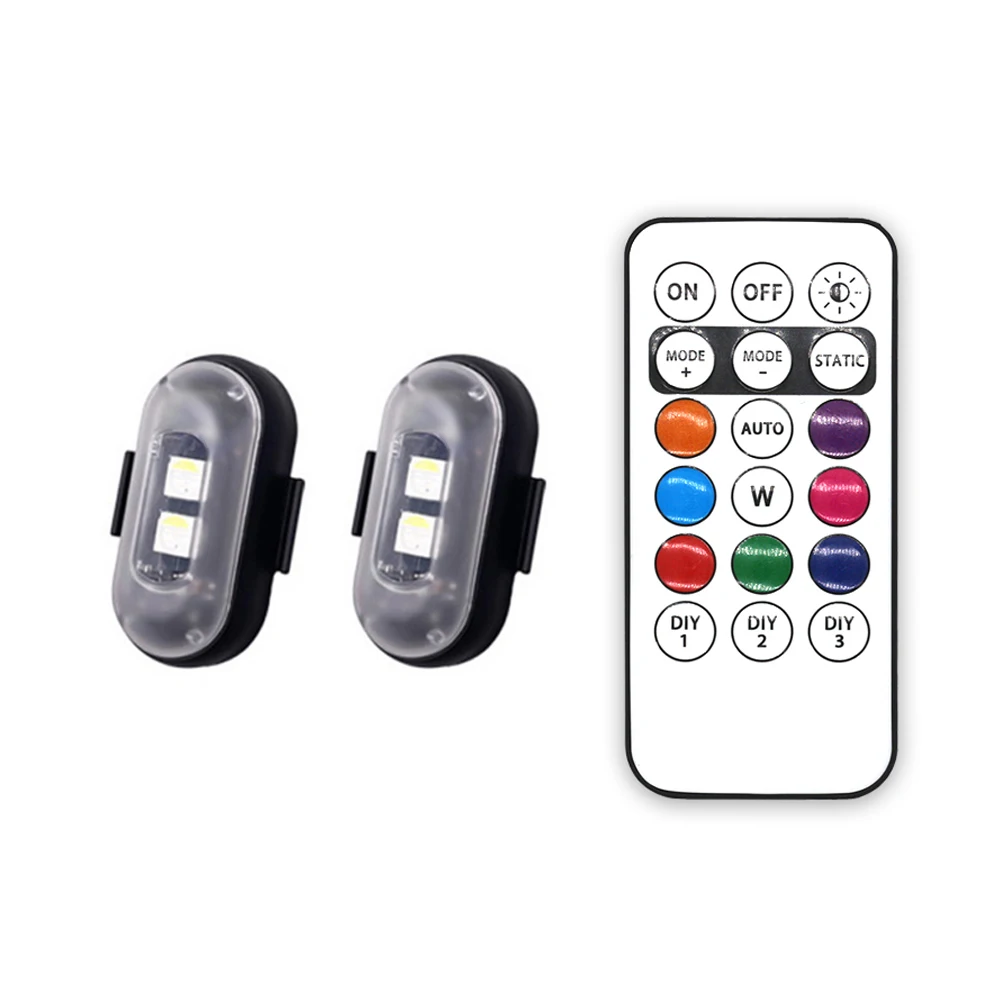 4/10x תאורת LED לרכב מולטיפונקציונלית, תאורת LED לרכב נטענת אלחוטית עם שלט רחוק, תאורה דקורטיבית