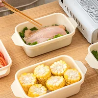 Kitchen Thickened Transparent Sealed Fresh-keeping Box Rectangular Freezer Sorage Box Plastic Microwave Food Grade Storage Box 2