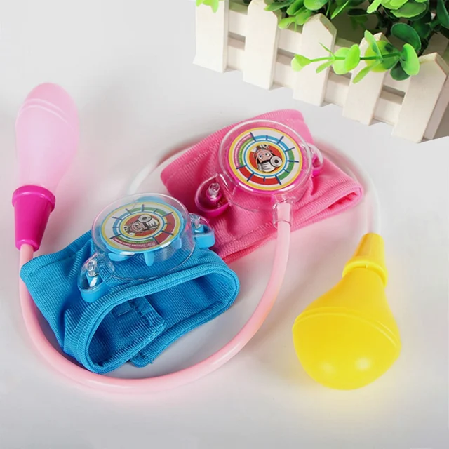 Children's Simulation Mini Family Doctor Nurse Blood Pressure Monitor Medical Boys And Girls Fun Games Role-playing Toys 4