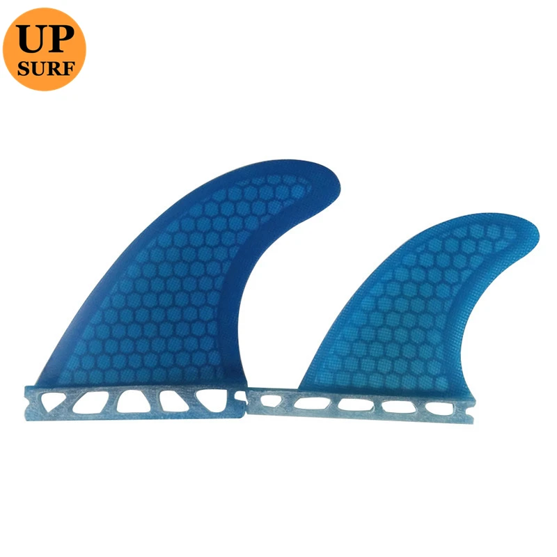 UPSURF FUTURE Fins Quad Set G3+GL Blue/Orange Carbon Paddle Sup Board Accessories Fiberglass Honeycomb tabla surf For Sup Fins