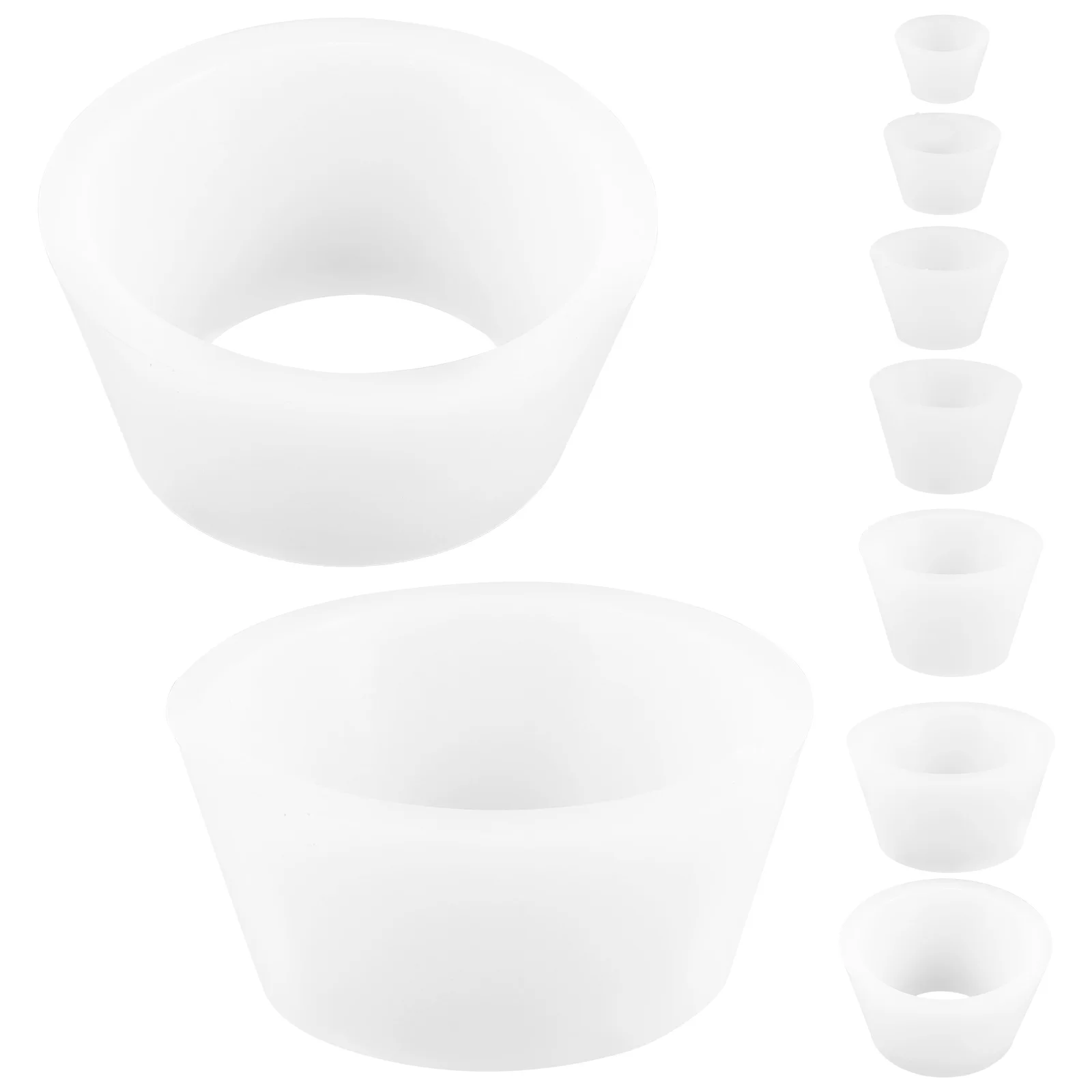 Buchner 깔때기 받침대 필터 부착 플라스크 테이퍼 칼라 어댑터 콘, 채반 실리카 젤, 9 개