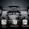 Empava 30 in. Built Cooktop in Stainless Steel with 5 Gas Stove Including A 18000 BTU Power Burner, 30IN, Silver 5