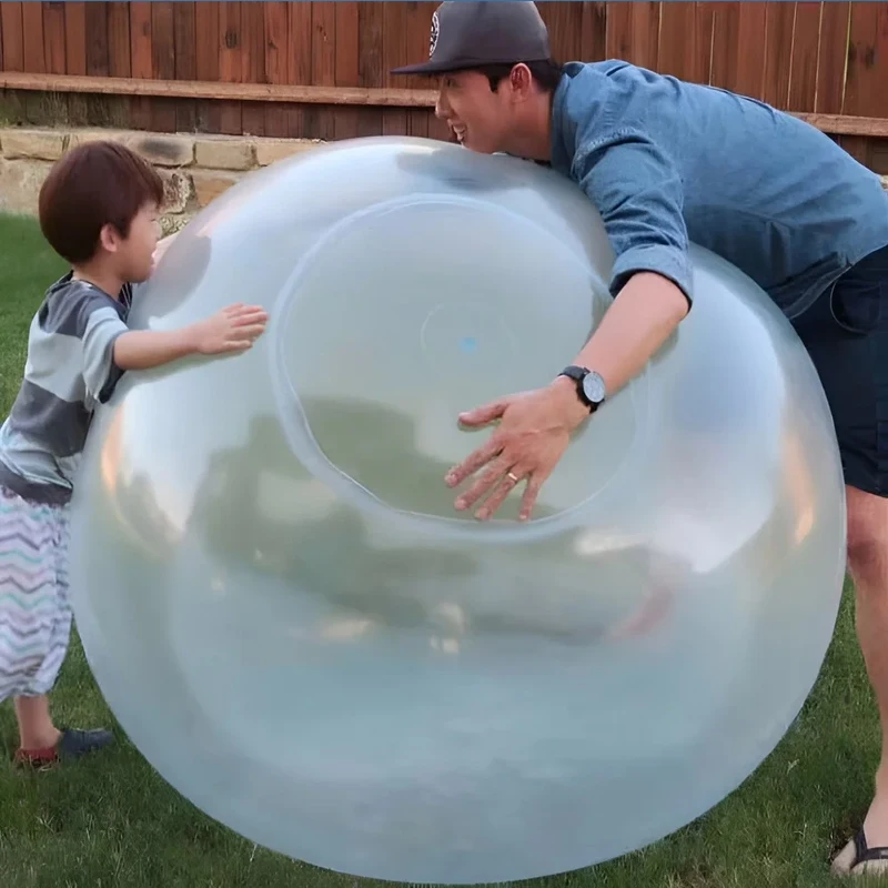 50CM Children's Outdoor Soft Inflatable Water-filled Bubble Ball Toys Party Games Toy Fun Reusable Water Balloons