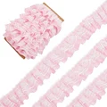 1 Yard weißes schwarzes Stretch-Spitzenband, elastischer Rüschenbesatz zum Nähen von Kleidung, DIY-Bastelarbeiten – Detail 7