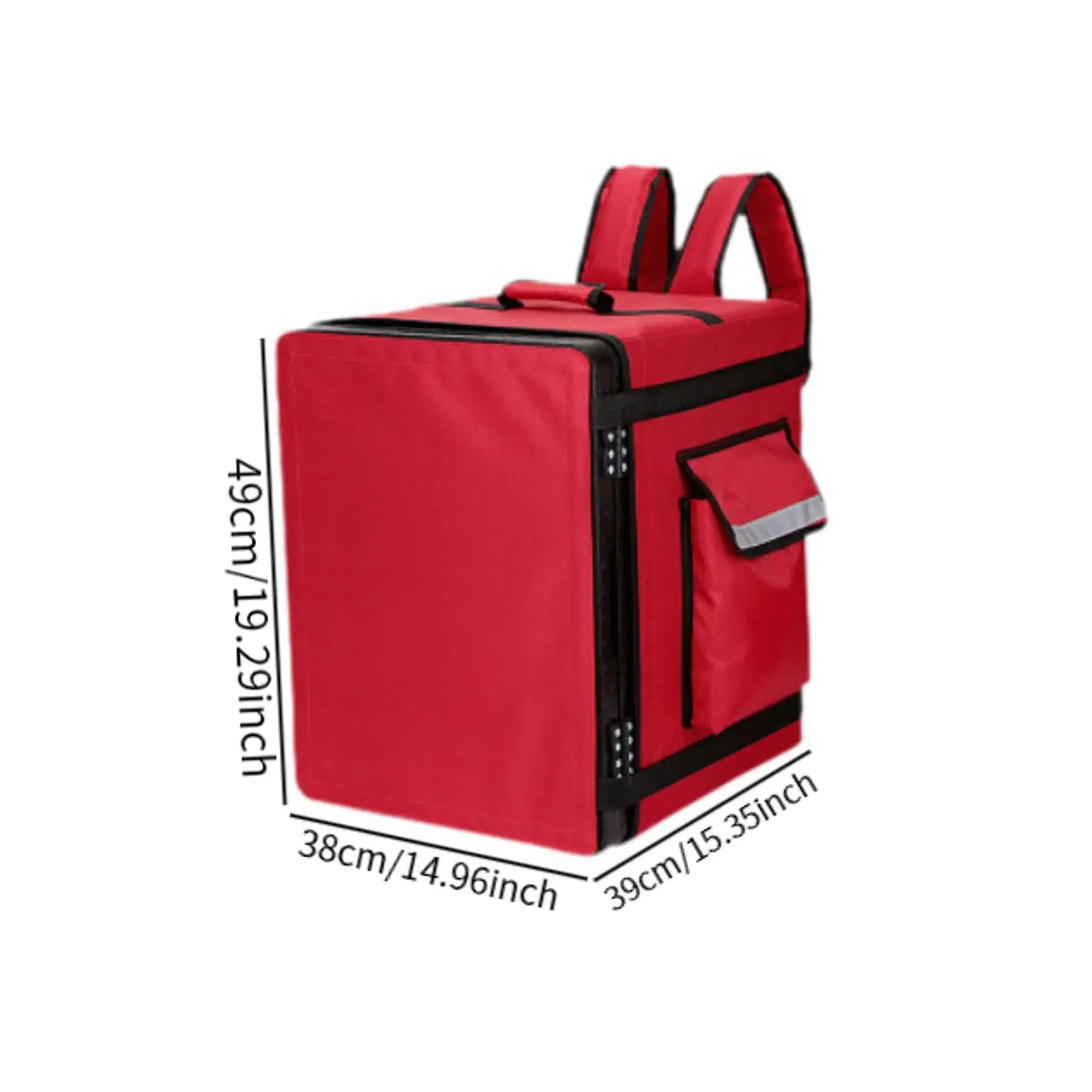 Insulated Food Delivery Backpack 43 L Reusable for Beach Groceries Hiking
