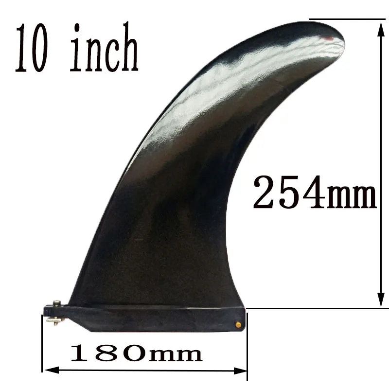 10 Inch Longboard Fins US Plug SUP Surfboard Fin Paddle Board Nylon Plus Fiber Plastics Fin Inflatable Paddle Board Windsurf