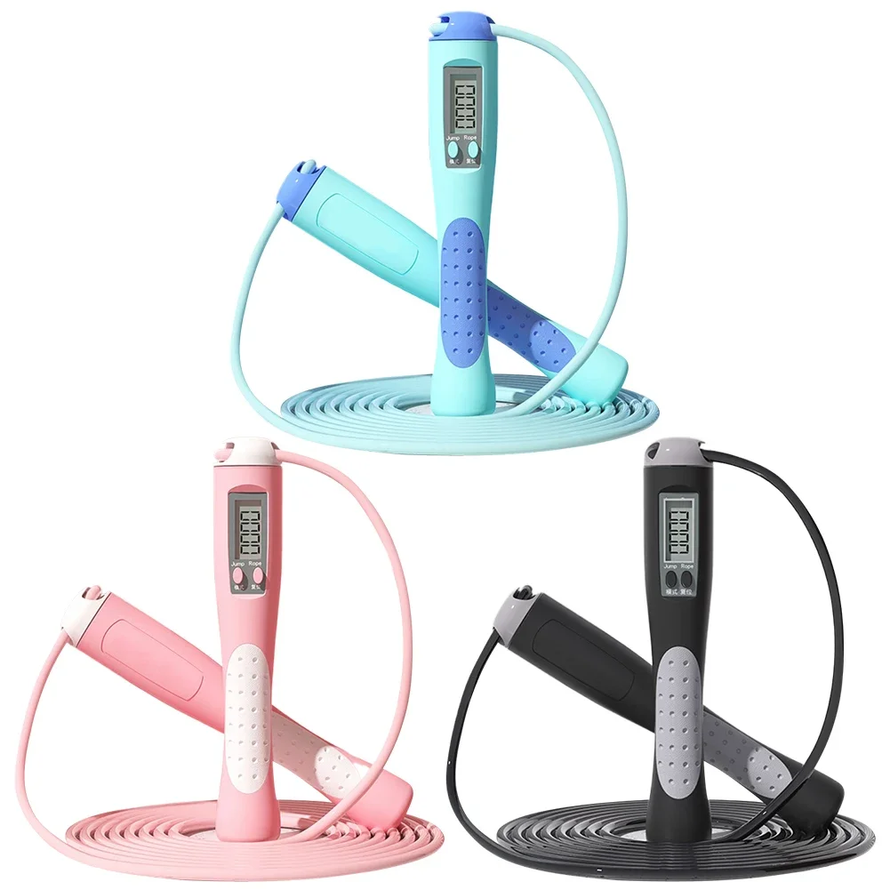 Counting Jump Rope Training Jump Rope Adjustable Skipping Long with Counter for Gym Fitness Exercise jump rope