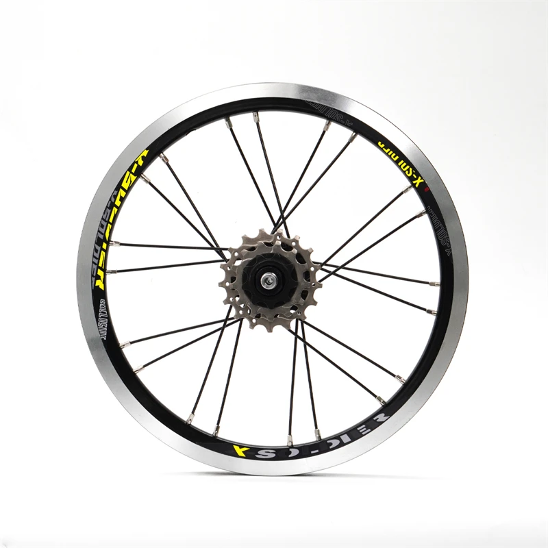 Description Picture 4 of itemCNC Foldable Bicycle Wheels 14" Folding Bike Rear Wheel External 3 Speed V Brake Cycling Part Accessories
