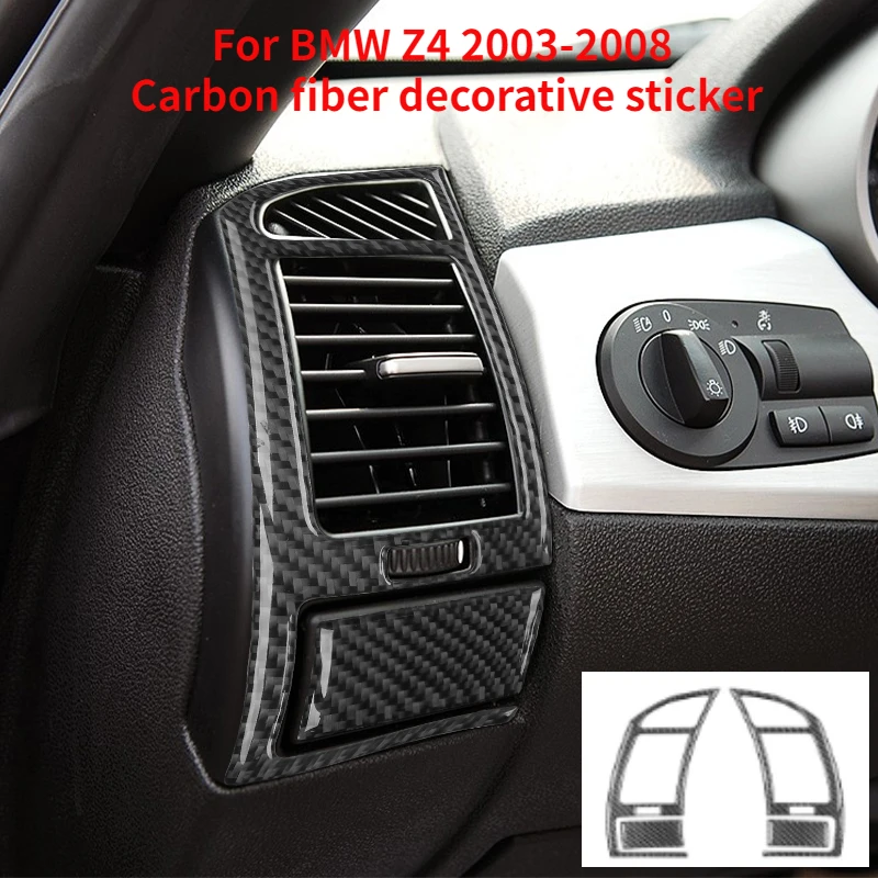 

Authentic carbon fiber car interior decoration accessories car stickers for BMW Z4 2003-2008 beautiful protection decoration