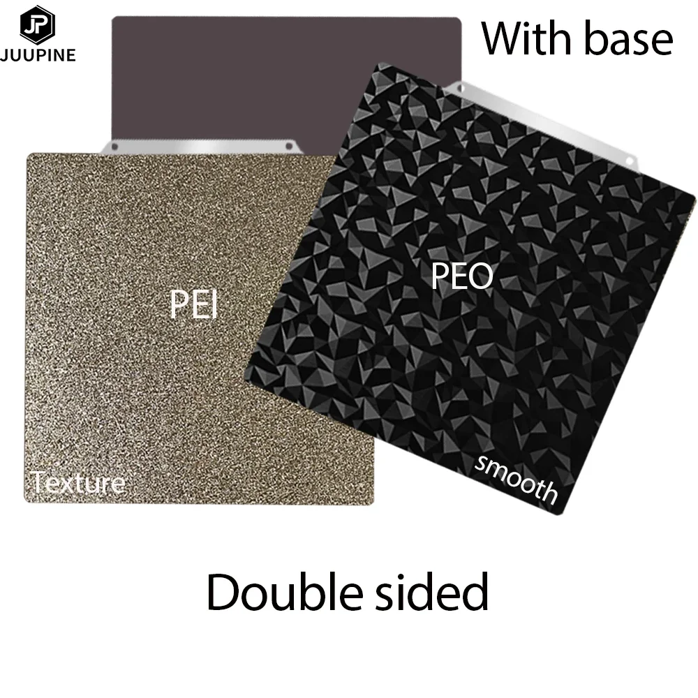 Enhanced Double-Sided Textured PEI Build Plate - 330x330mm Spring Steel Sheet