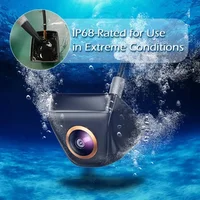Caméra de recul pour voiture 1080P Full HD CVBS AHD, caméra arrière de recul 170 °   Caméra de recul pour voiture, Vision nocturne grand angle, objectif Fisheye 3