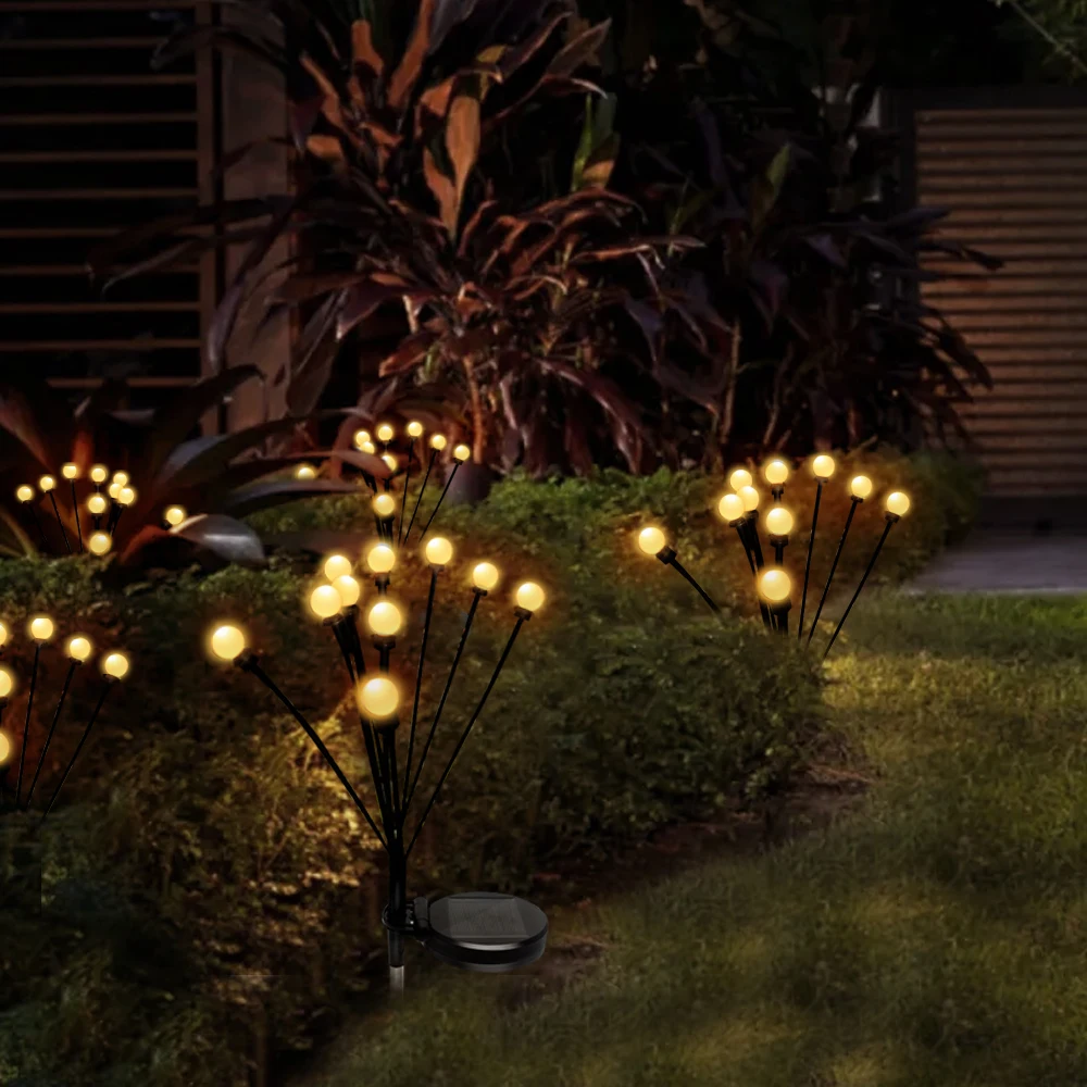 Solar Firefly Garden Lights – 10 LED Waterproof 6