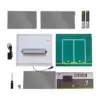 1:32 Scale LED Lighting Garage Model Layout Acrylic Display Case Mini Car Garage for Display Car Home Tabletop Office Decoration 2