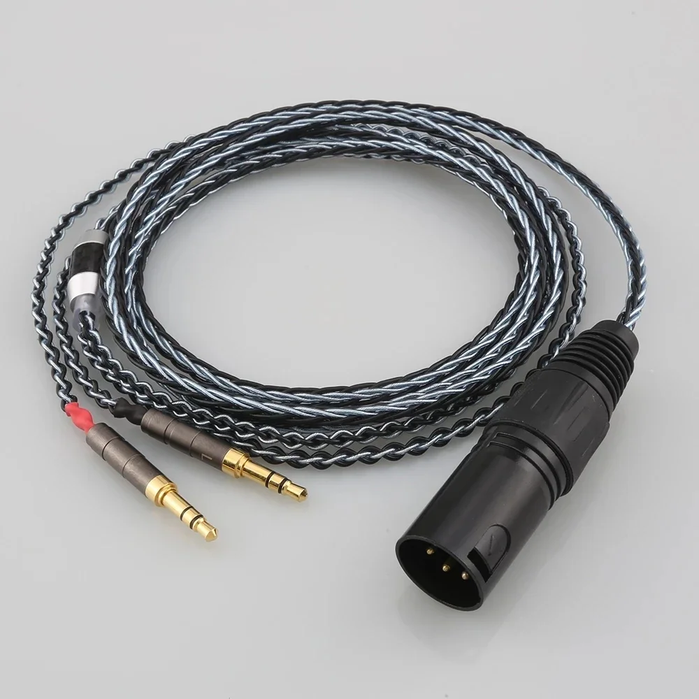 Cavo Auricolare A 8 Core Per Denon Ah-D600 D7100 Hifiman Sundara Ananda He1000Se He6Se Rule He400Se Arya He-35X Edition Xs