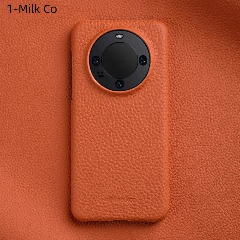 Melkco Case For Huawei Mate 60 Pro Plus Case Genuine Leather Cases Luxury Fashion Business Back Cover Phone Case