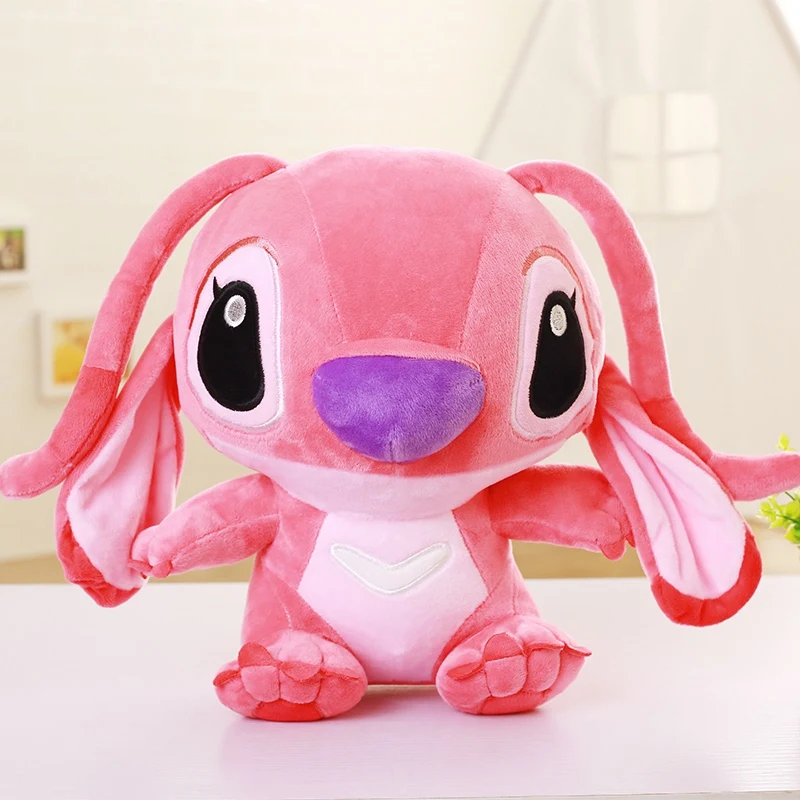 35-55cm Big Size Lilo & Stitch Couple Models Soft Plushies Stuffed Plush Anime Plushs Toys Pendant Toy Pillow Kids Birthday Gift