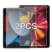 2PCS Tempered Glass Screen Protector For iPad Air 5 4 3 2 Pro 11 10.9 10.2 9.7 10.5 2022 2021 2020 iPad 9 8 7 6 5 4 Mini