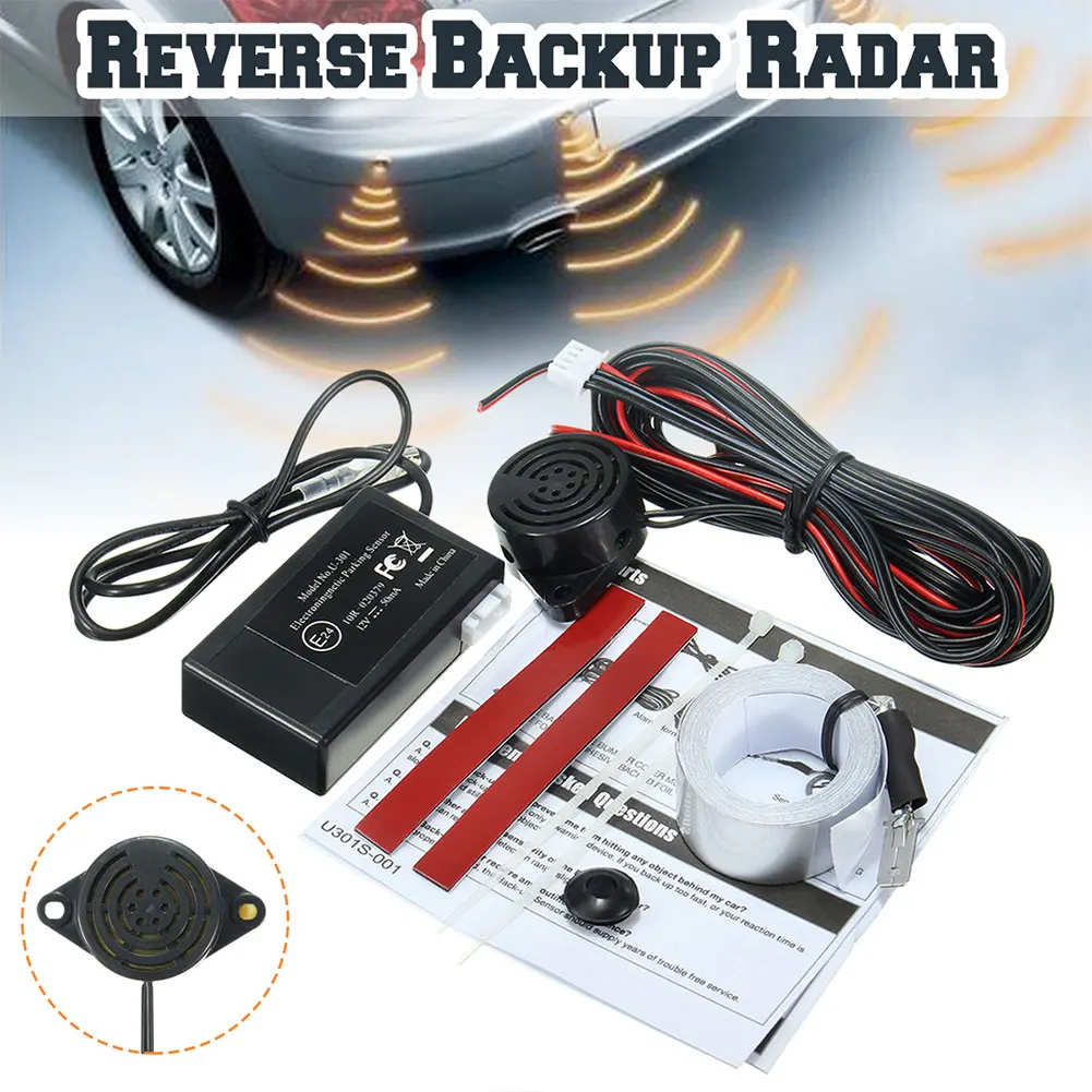 

12V Electromagnetic Car Truck Parking Reverse Backup Radar Sensor Kit TD326