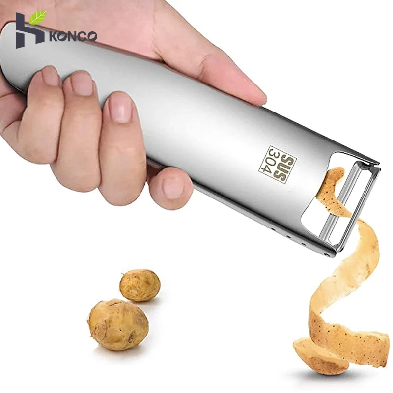 Konco 304 pelapatate in acciaio inossidabile, pelapatate per frutta e  verdura Zester, accessori da cucina, pelapatate pelapatate gadget da cucina  - AliExpress