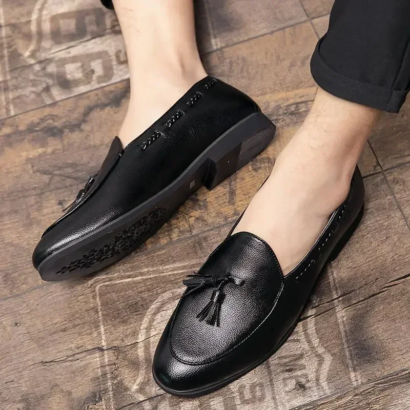 

New Men's Patent Leather Tassel Formal Wedding Ball Ceremony Business Party Shoes