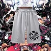 Summer Men's One Piece Short Pants  Two-dimensional Casual Five-minute Pants  Loose Anime Trendy Brand Knee Print 1