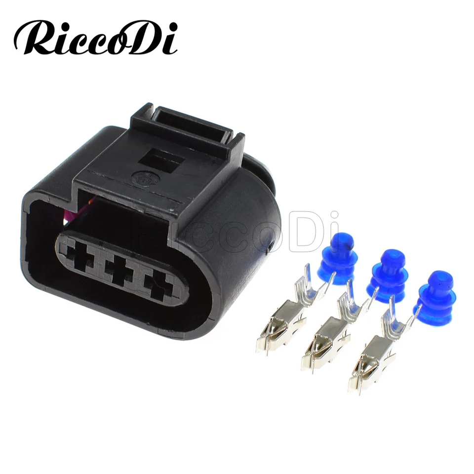 5 Connecteurs Électriques Auto 2 Broches 3,5 Mm Femelle Bosch — Compatible VW, SEAT, SKODA (Réf. 1j0 973 722)