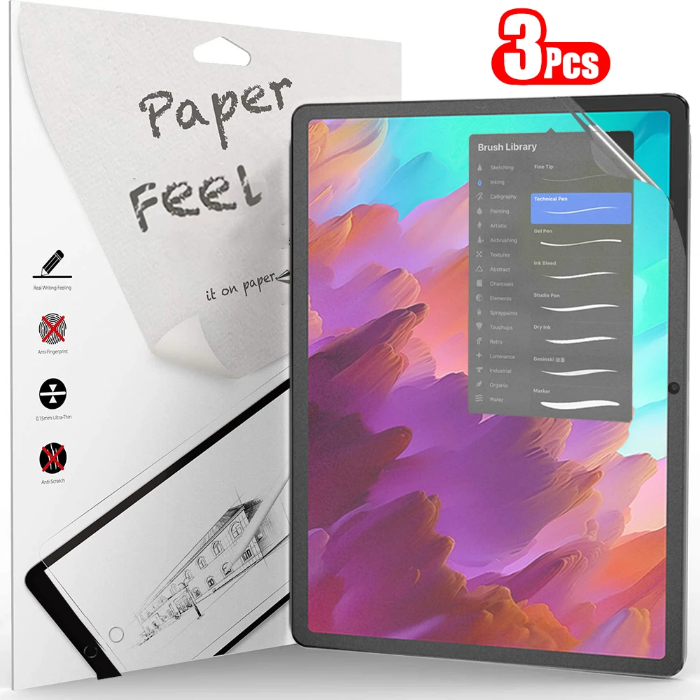 3Pcs Paper Feel Like Screen Protector for Lenovo Xiaoxin Pad 2024 2022 3pcs-paper-feel-like-screen-protector-for-lenovo-xiaoxin-pad-2024-2022