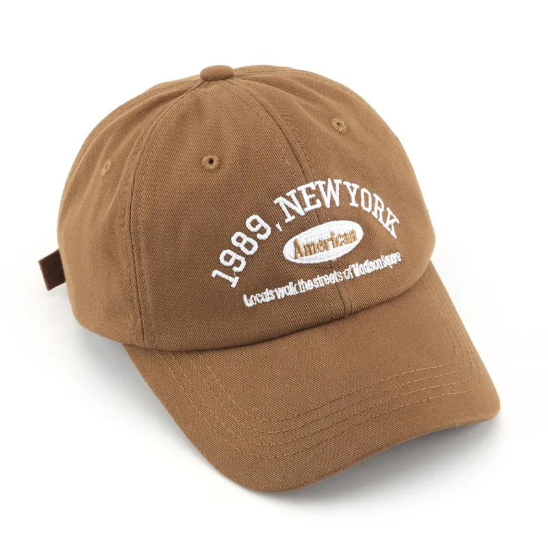 Embroidery 1989 New York Baseball Hats Washed Cotton Cap For Men Women Adjustable Snapback Caps Baseball Cap Letter Dad Hat Hot